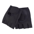 thumbnail image 1 of Un par de guantes profesionales de ciclismo, culturismo, mancuernas, fitness, levantamiento de pesas, gimnasio, adultos, guantes protectores transpirables de medio dedo, talla L (negro), 1 of 5