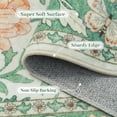 thumbnail image 5 of Lahome 5x7 Butterfly Washable Rugs for Living Room，Soft Ultra Thin Green Boho Bedroom Rug, Non Slip Floral Carpet for Nursery Playroom Indoor, 5 of 7