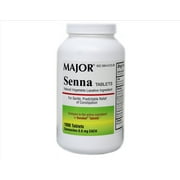 Major Senna (Senokot) Laxative Tablets 8.6 mg. 1000/Btl.