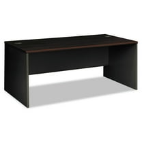 HON H38934.N.S 38000 Series 72 in. x 36 in. x 29.5 in. Desk Shell - Mahogany/Charcoal