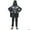 Black, variant on Jazwares, Inc. Star Wars Darth Vader Light Up Child Costume | Large Unisex