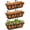 3, variant on Deck Railing Planter Window Box - 2 Pack 30 Inch Deck Balcony Rail Planter with Coconut Coir Liner, Fence Metal Hanging Flower Planter Basket Deck Railing Planter Boxes for Outdoor Lawn