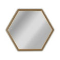 thumbnail image 1 of Chloe Lighting CH8M020MP26-HEX Miroir Mural Encadré Hexagonal Contemporain 24 Pouces Finition Érable, 1 of 1