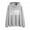 Gray, variant on Women Plus Size Hoodies Clearance Printed Long-Sleeved Round Neck Pullover Hooded Plus Fleece Weater