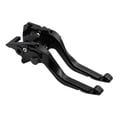 thumbnail image 1 of Palancas de freno y embrague cortas Unique Bargains para Kawasaki Ninja 500 2024-2025, palanca de freno ajustable en 6 posiciones, aleación de aluminio, negro sólido, 1 par, 1 of 7