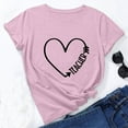 thumbnail image 2 of Teacher Shirt Women Teaching Tshirt Alphabet Graphic Short Sleeve Basic Tee Tops Kindergarten Teachers Gift T-Shirt, 2 of 7