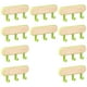 thumbnail image 5 of 10 piezas de soporte para cuna montado en la pared, compacto y creativo, multifunción, para llaves 3 Ganchos Verde, 5 of 6