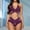 Purple, variant on Levmjia Womens Lingerie Exotic Sets Ladies Fashion Temptation Lace Neckband Underwear