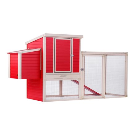 UPC: 0896819004533 | Sonoma Chicken Coop With Pen – Red Maple