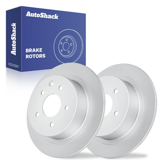 AutoShack 11.47" (291.4 mm) Rear Solid Brake Rotors Coated | Replacement for 2002-2024 Nissan Altima 2007-2019 Nissan Sentra | 2-PC Set | ArmorStop
