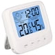 thumbnail image 5 of Reloj digital higrómetro despertador portátil multifunción con pilas luz suave para el hogar, 5 of 8