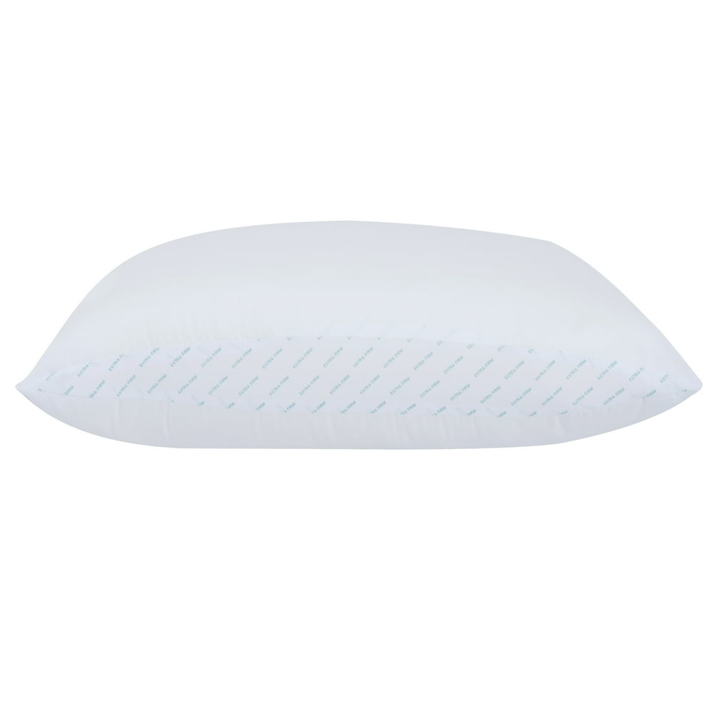 Mainstays 100 Polyester Extra Firm Support Pillow in Multiple Sizes