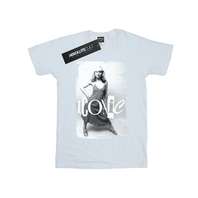 Debbie Harry T-Shirt Boyfriend en Coton pour Femmes avec Photo Emblématique