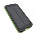 thumbnail image 2 of MesaSe 8000mAh Solar Power Bank Portable Charger Dual USB External Battery with LED Flashlight, 2 of 8