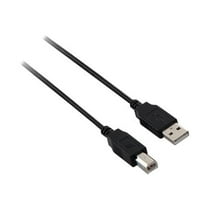 V7 6' USB 2.0 Male to Male USB Cable Black V7E2USB2AB-1.8M