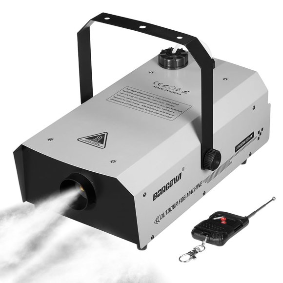 Máquina de niebla BORGOVA 1500W con DMX, control remoto inalámbrico y temporizador