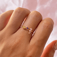 thumbnail image 4 of Bagues Animaux Marins pour Femmes Zircon Coloré Sterling, 4 of 5
