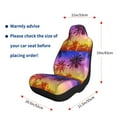 thumbnail image 5 of Pofeuu Palm Trees at Sunset Print Automotive Car Seat Covers Flat Cloth Full Set Seat Covers,Car Seat Covers front seats for Cars Trucks and SUVs-1, 5 of 9