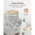 thumbnail image 5 of HEYVALUE Bottle Sterilizer,Baby Bottle Steam Sterilizer with Timer for Baby Bottles, Pacifiers, Pump Part,Toys White, 5 of 8
