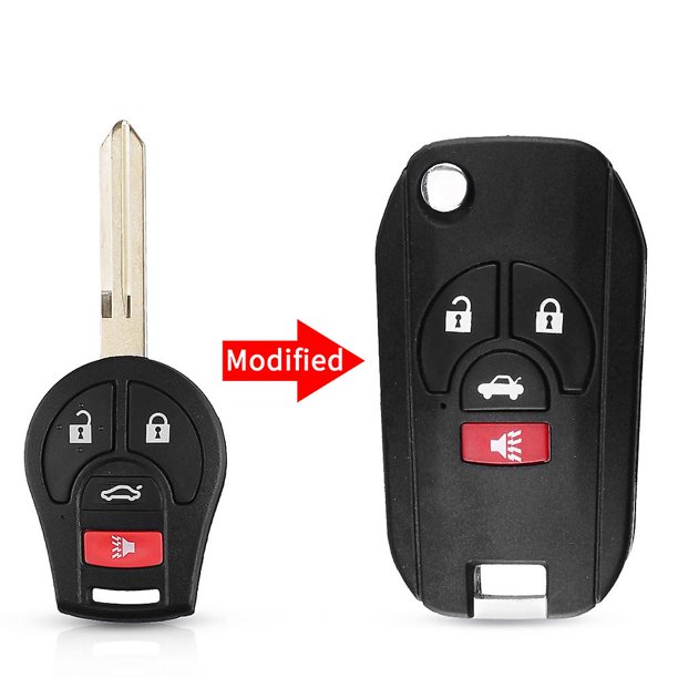 For Nissan Versa Cube Juke Rogue Micra Qashqai Altima Maxima 2/3/2+1/3+1 Buttons Modified Flip Remote Key Shell Case