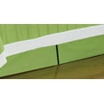 thumbnail image 4 of Legacy Decor 9 pc Pleated Microfiber Comforter Set, Lime Green and White Color, King Size, 4 of 6