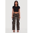 thumbnail image 2 of Women's VIP Mid Rise Straight Leg Camouflage Cargo Pants, 2 of 5