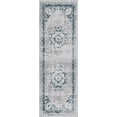 thumbnail image 3 of Unique Loom Lucerne Collection Area Rug - Reuss (2' x 6' 1" Runner Gray/Blue), 3 of 10