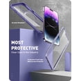 thumbnail image 3 of i-Blason AreMag Series Case for iPhone 14 Pro Max (2022 Release) 6.7 Inch, Premium Hybrid Protective Clear Case (Mauve), 3 of 9