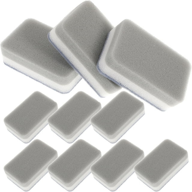 10 piezas de doble cara estropajo cocina fregar esponja platos cuenco esponjas