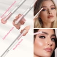 thumbnail image 2 of DUAIU Set de 5 Pinceles Doble Cara Profesionales - Brochas para Base, Contorno, Rubor, Iluminador y Corrector - Juego de Brochas Facial y Ojos (Rosa), 2 of 6