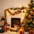 thumbnail image 5 of Qjidjing Christmas Hanging LED Garlands, 6.56Ft Glowing Ribbon for Christmas Home Window, Holiday Party Decor, 5 of 6