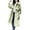 Green, variant on JMKQLZ Women's New Casual Fashion In The Long Thin Coat Temperament Casual Coat, White, Size: XL
