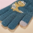 thumbnail image 5 of TAIAOJING Kids Winter Warm Sports Gloves Toddler Soft Cartoon Dinosaur Gloves Baby Boys Girls Knit Fingerless Mitten, 5 of 5