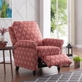 thumbnail image 4 of ProLounger Pushback Recliner in Cranberry Red Diamond Medallion Print, 4 of 12