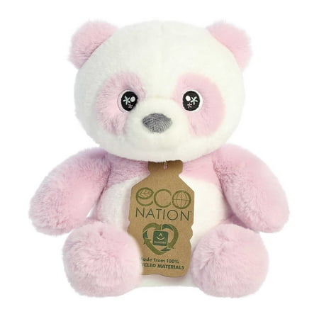 Aurora - Small Purple Eco Nation - 9" Lavender Panda - Eco-Friendly Stuffed Animal