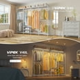 thumbnail image 5 of VIPEK V40 Heavy Duty Garment Rack, 1110LB Capacity Wire Clothes Rack, Multi-Functional Freestanding Closet Wardrobe, White, 5 of 12