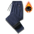 thumbnail image 3 of Gyexs Women's Wide Leg Sweatpants Lined High Waisted Baggy Pants Casual Loose Yoga Pants with Drawstring, #05 Blue, Size XXXXL, 3 of 3