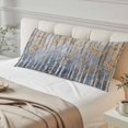thumbnail image 4 of Yellow Blue Forest Body Pillow Covers 20"x54", Modern Oil Painting Art Soft Brushed Microfiber Breathable Throw Pillow Covers, Decorative Pillowcase with Zipper for Couch Sofa Bedroom Living Room, 4 of 9