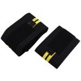 thumbnail image 2 of Rawiri - Muñequera unisex de compresión, muñequera ajustable (negro y amarillo), 2 of 8