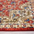 thumbnail image 2 of Luxe Weavers Red Oriental 5x7 Area Rug Stain Resistant Floral Carpet, 2 of 7
