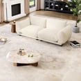 thumbnail image 5 of Indecor Home 73.2" Modular Couches and Sofas 2 Seater Sectional Sofa Loveseat Sofa Sectional Couches for Living Room Bedroom, Apartment, Office, Beige, 5 of 10