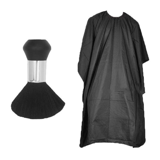 CAPA DE CORTE DE CABELLO, REULIZACIÓN REUTILIBLE CAPE NYLON DESGASTA RESPIRABLE PARA RECORTE DE BARBA ESTILISTA