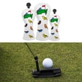 thumbnail image 1 of Cubiertas para golf DYNWAVEMX de cuero PU impermeable para palos de golf 3 piezas, 1 of 8