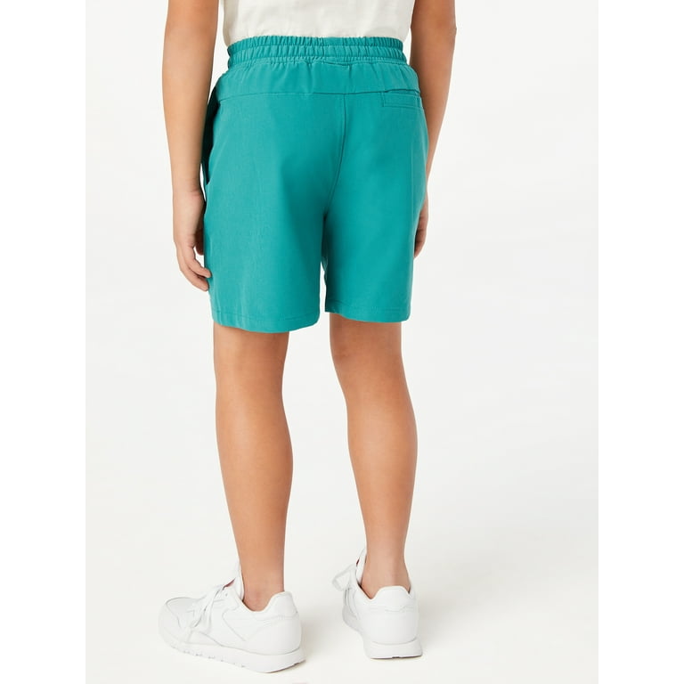 Free Assembly Boys 4-Way Stretch Active Shorts, 2-Pack, Sizes 4-18