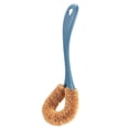 thumbnail image 2 of Household Coconut Fibre Pot Brush Long Handle Scrub Brush Kitchen Cleaning Tool for Dish Plate (Dark Blue), 2 of 5