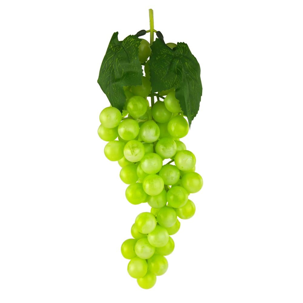 Artificial Grapes Fruit Cluster, Green, 10Inch