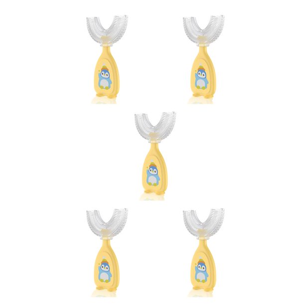 Cepillo de Dientes Suave Bearachild en Forma de U Silicona Reutilizable Gadget Sensorial para Niños
