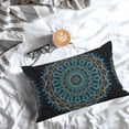 thumbnail image 5 of Pofeuu Mandala Print Polyester Microfiber Plush Pillowcases, Super Soft and Cozy Pillow Case Covers with Envelop Closure（Pillow core not included）-20"x30", 5 of 6