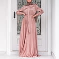 thumbnail image 4 of Formal Dresses for Women Holiday Party Womens Satin Dress Soft and Elegant Solid Long Dress Loose Casual Elegant Soft Dress for Banquet & Gala Night, 4 of 8