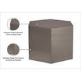thumbnail image 4 of Meridian Furniture Table Basse Modulaire Hexagonale Chromée Brossée, 4 of 5
